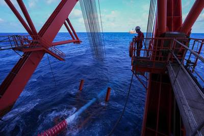 深海“腾龙”!我国最长深水油气管道铺设完工